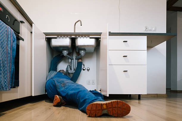 Professional Leak Detection technician working in Norton, MA